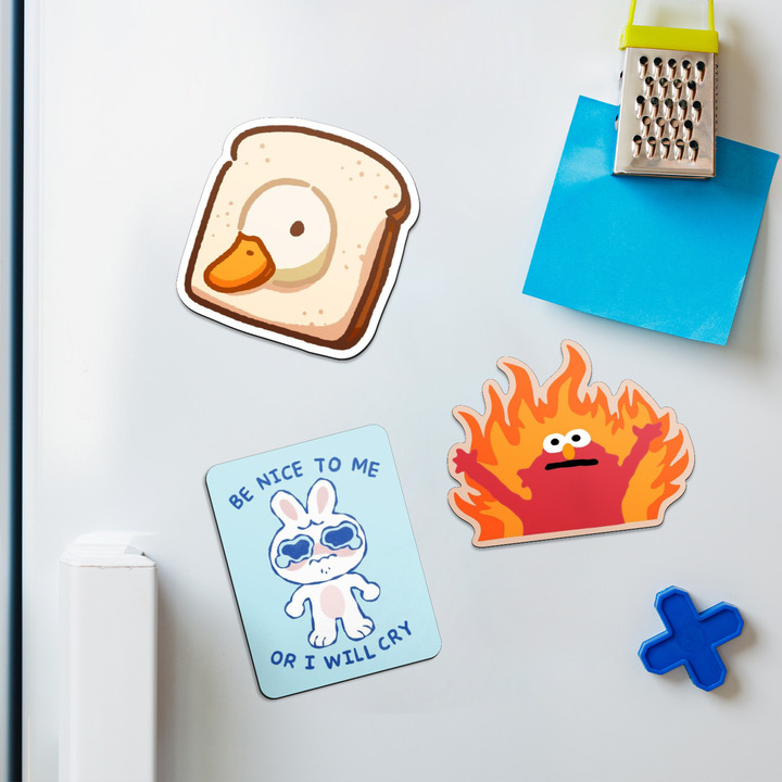 Funny meme fridge magnets